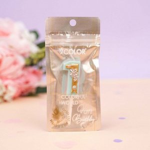 Свеча-цифра для торта "Patterned Mint", 1