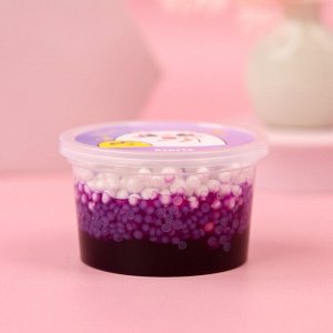 Слайм "Мишки", WOW с шариками, Фиолетовый, 150 гр.