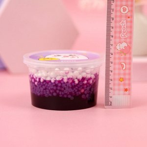 Слайм "Мишки", WOW с шариками, Фиолетовый, 150 гр.