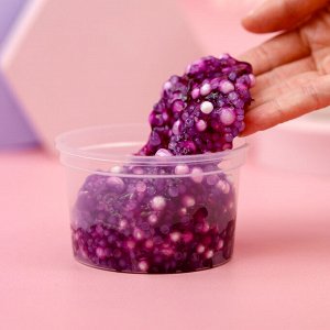 Слайм "Мишки", WOW с шариками, Фиолетовый, 150 гр.