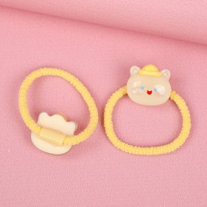 Набор резинок для волос "Sweet  Animals" котик, 2шт.