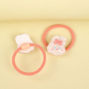 Набор резинок для волос "Sweet  Animals" кролик, 2шт.