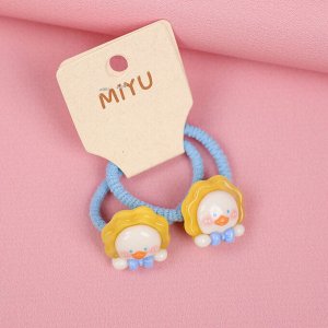 Набор резинок для волос "Sweet  Animals" уточка, 2шт.