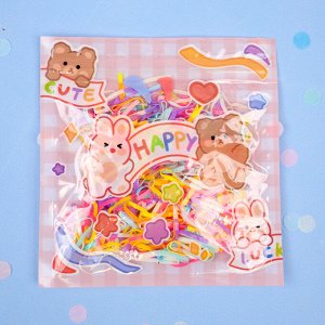 Набор силиконовых резинок для волос "Bunny №9"