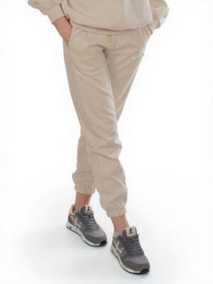 3160/3161 BEIGE/LT. GREEN Костюм спортивный женский (95% хлопок, 5% эластан)