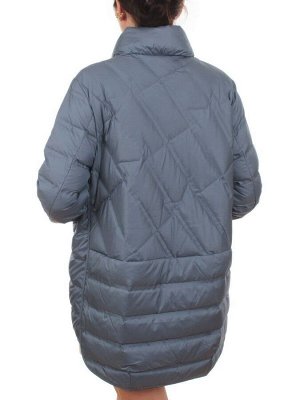 H24-328 BLUE Куртка пуховая облегченная женская (белый утиный пух)