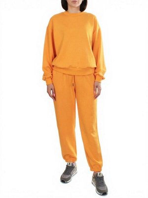 3404/3405 ORANGE Костюм спортивный женский (95% хлопок, 5% эластан)