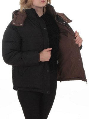 24-232 BLACK Куртка зимняя женская (150 гр. холлофайбер)