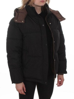 24-232 BLACK Куртка зимняя женская (150 гр. холлофайбер)