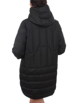 H24-32 BLACK Куртка пуховая облегченная женская (белый утиный пух)