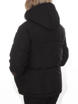 S24-292 BLACK Куртка зимняя женская (150 гр. холлофайбер)