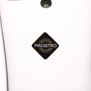Графин Magistro «Грация», 1 л, с крышкой-клапаном, стекло, прозрачный