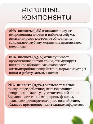 Tiam Очищающий кислотный тонер для проблемной кожи AC Fighting AHA BHA PHA Toner