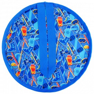 Санки - ледянки с рисунком, d=36 см, цвета МИКС