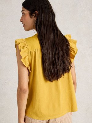 Блузки White Stuff Callie Frill из 100% хлопка