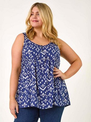 Тканый жилет с принтом Roman Curve Ikat