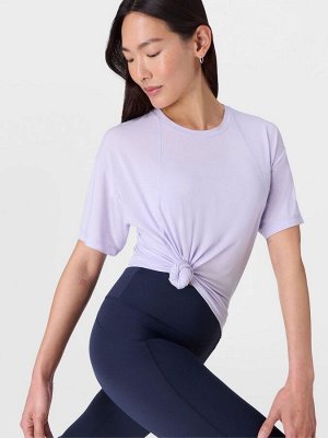 Футболка Heather Purple - Sweaty Betty Soft Flow Studio