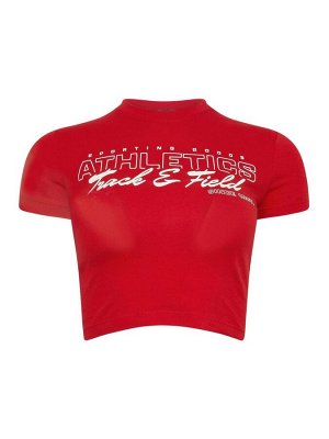 Красная футболка PixieGirl Petite Athletics