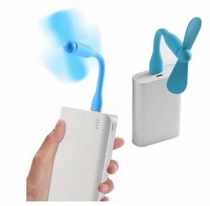Вентилятор с гибким корпусом, USB, 11 см, черный