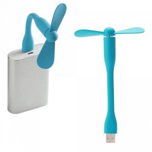 Вентилятор с гибким корпусом, USB, 11 см, черный