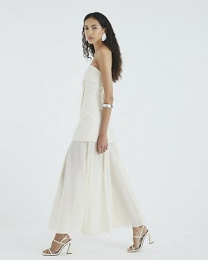 Платье макси RI Studio Cream Hybrid Sheer