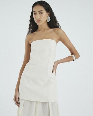 Платье макси RI Studio Cream Hybrid Sheer