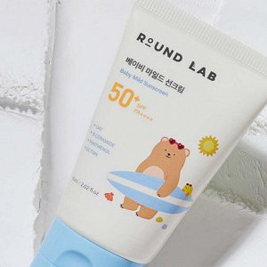 ROUND LAB Детский солнцезащитный крем / Baby Mild Sunscreen SPF50+ PA++++, 60 мл
