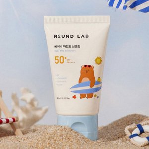 ROUND LAB Детский солнцезащитный крем / Baby Mild Sunscreen SPF50+ PA++++, 60 мл