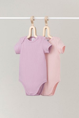 Набор полукомбинезон(Весна-Лето)+baby (фламинго, тропический персик)