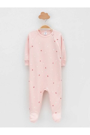 Набор комбинезон(Весна-Лето)+baby (клубничный мусс, ландыши)