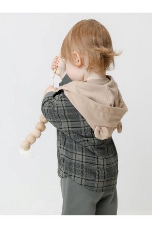 Рубашка(Осень-Зима)+boys (пряный базилик, клетка к648)