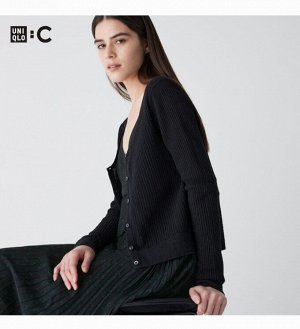 Женский кардиган ажурный Uniqlo Япония