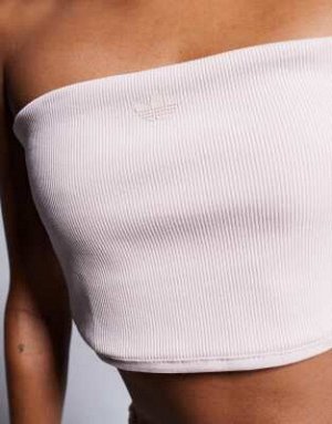топ adidas Originals – Hyper Femme – топ без бретелек розового цвета (adidas Originals – Hyper Femme – Tr?gerloses Oberteil in Rosa) Топы от adidas Originals * Варианты верхней половины * Модель бандо