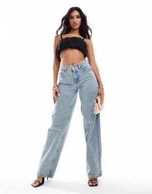 топ Укороченный топ с рукавами-буфами и сборками ASOS DESIGN черного цвета (ASOS DESIGN – Gerafftes, bauschiges Oberteil in Schwarz mit kurzem Schnitt) Топы от ASOS DESIGN * Идеально для свидания * Кв