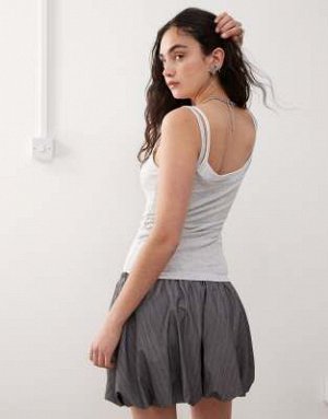 Топ СГОВОР – Повышенный – Двухслойный комбинезон (COLLUSION – Elevated – Zweilagiges Camisole) Топы от Collusion * Эксклюзивно в ASOS * Двухслойный дизайн * Квадратный вырез * Фиксированные бретели * 