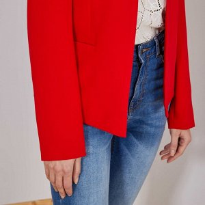 Короткий пиджак - красный