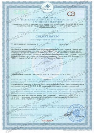 БАД к пище "Мультивитаминный комплекс с холином со вкусом "цитрусовый микс" "ВитаСтарс", паст. 3 г №30