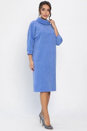 Платье трикотажное Никс (васильковое) П14277-4М
