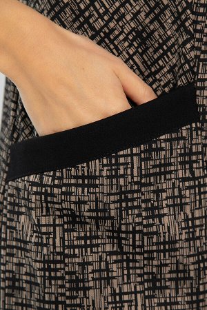 Платье Твоя мода (коричневое) П13746-19М