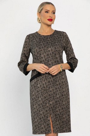 Платье Твоя мода (коричневое) П13746-19М