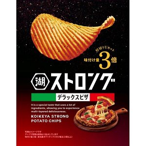 Koikeya Strong - рифлёные чипсы со вкусом пиццы