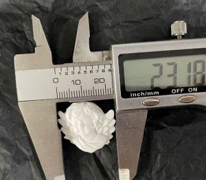 Акриловый кабошон, 25*25 мм, толщина около 5 мм