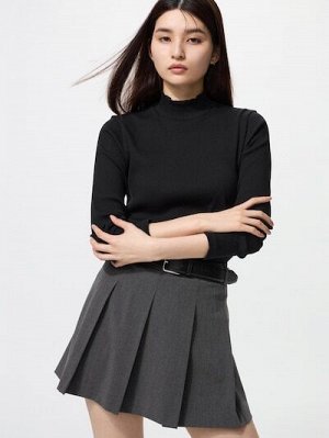UNIQLO – трикотажный лонгслив с высоким воротником