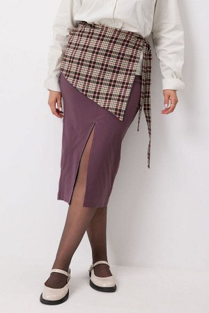 Юбка BegiModa 5016 Виноградная клетка