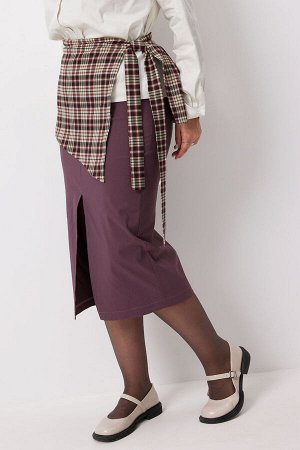 Юбка BegiModa 5016 Виноградная клетка