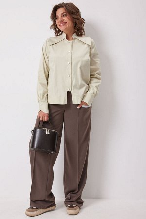 Блуза BegiModa 4135 зелёная дыня