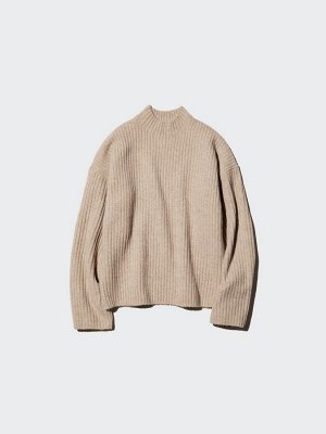 UNIQLO – свитер с полуворотником из мягкой пряжи