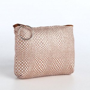 Кошелёк-монетница на молнии, 12x2.5x8.5 см, золотистый