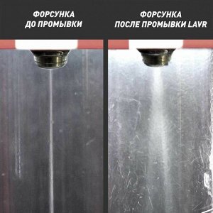 Промывка системы впрыска Lavr Injection System Flush ML101, для бензиновых двигателей, с раскоксовывающим действием, для промывочных станций, бутылка 1л, арт. Ln2000