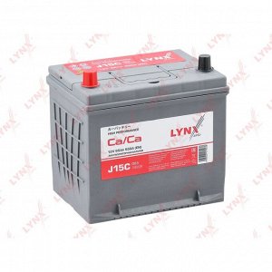 Аккумулятор LYNXauto 75D23R, 65Ач, CCA 550А, необслуживаемый, арт. J15C